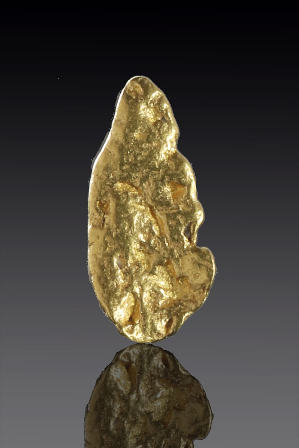 Thin and Tappered Natural Australian Gold Nugget 42.00 Natural