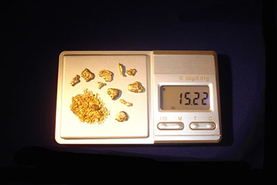 Gold Nugget Size Chart