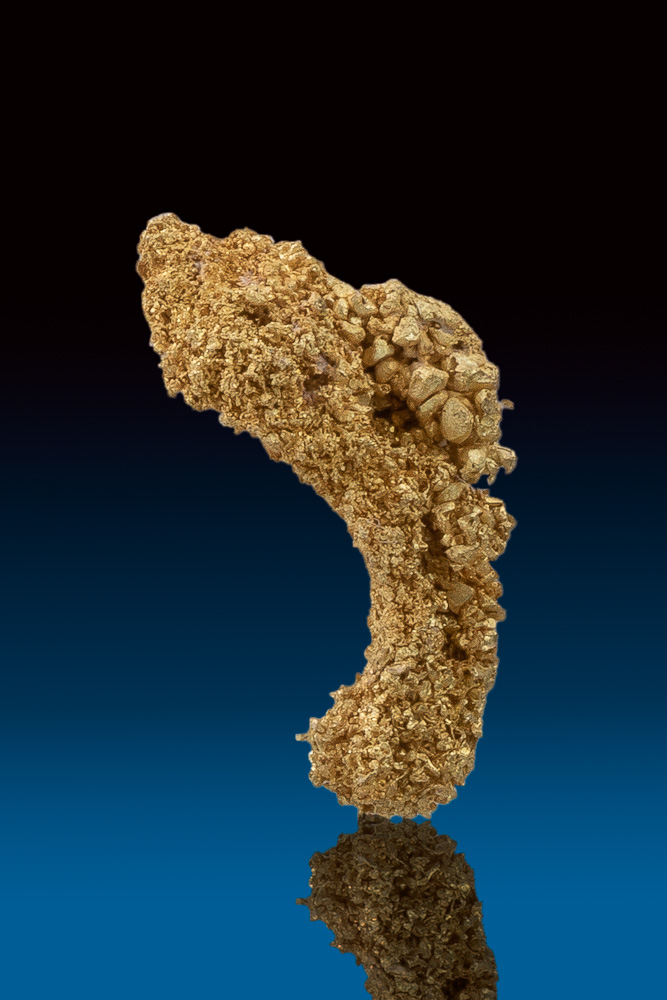 Unique Crescent Shaped Sponge Gold Nugget Ten Mile, Nevada 79.00